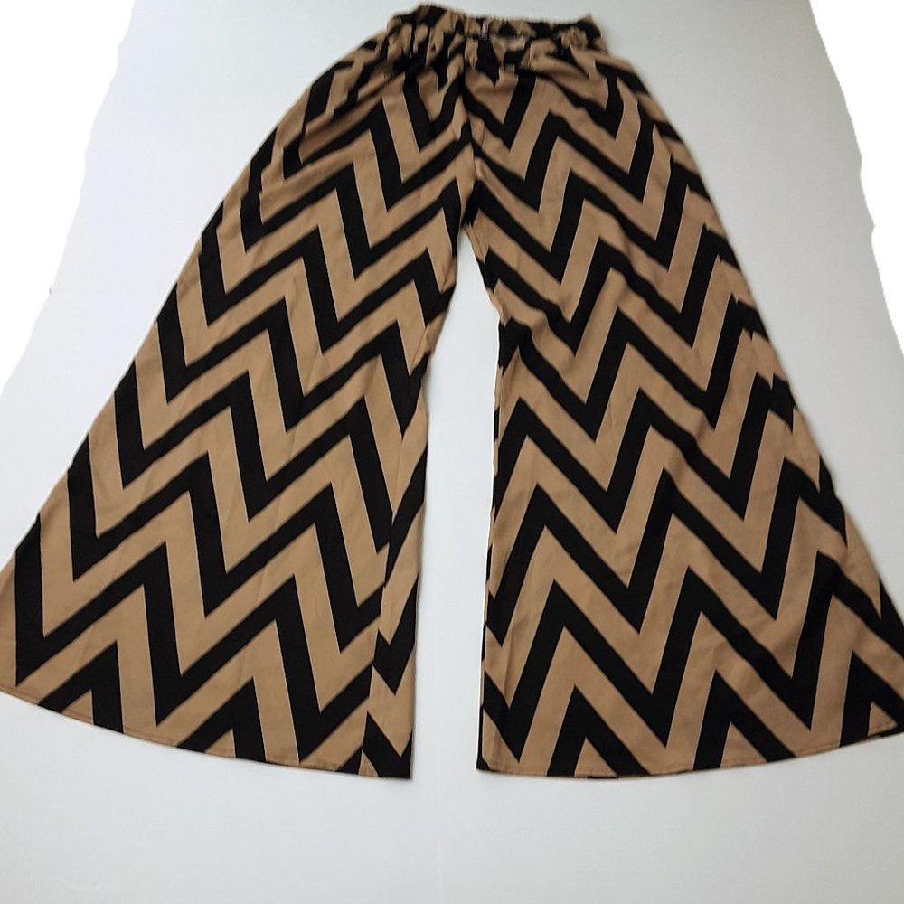 Auditions semi sheer wide leg pants